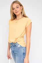 Load image into Gallery viewer, Twist & Shout Top Apricot