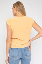 Load image into Gallery viewer, Twist & Shout Top Apricot