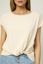 Load image into Gallery viewer, Twist & Shout Top Taupe