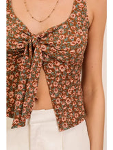 Load image into Gallery viewer, Daisy Canyon Tie-Front Top