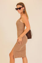 Load image into Gallery viewer, Nashville Nights Denim Dress Mocha
