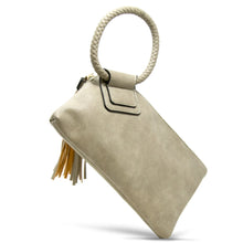 Load image into Gallery viewer, Kayla Tassel Wristlet/Clutch