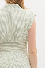 Load image into Gallery viewer, Nautical Lines Jumpsuit Sage