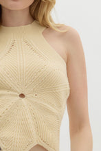 Load image into Gallery viewer, Flower Sweater Knit Top