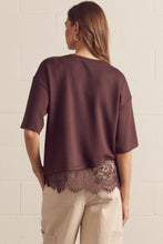 Load image into Gallery viewer, Lace After Latte Top