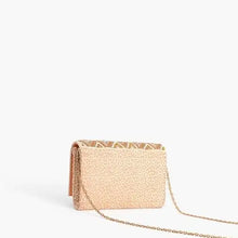 Load image into Gallery viewer, Rose Gold Evil Eye Beaded Clutch