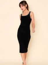 Load image into Gallery viewer, Classy Stitch Midi Dress