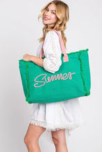 Load image into Gallery viewer, Summer Rope Beach Tote