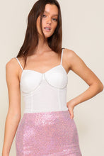 Load image into Gallery viewer, Hug The Curve Bodysuit White