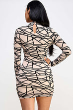 Load image into Gallery viewer, Abstract Bodycon Dress
