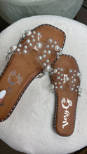 Load image into Gallery viewer, Pearl Studded Sandals
