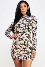 Load image into Gallery viewer, Abstract Bodycon Dress
