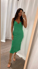 Load image into Gallery viewer, Your Everything Midi Dress Green
