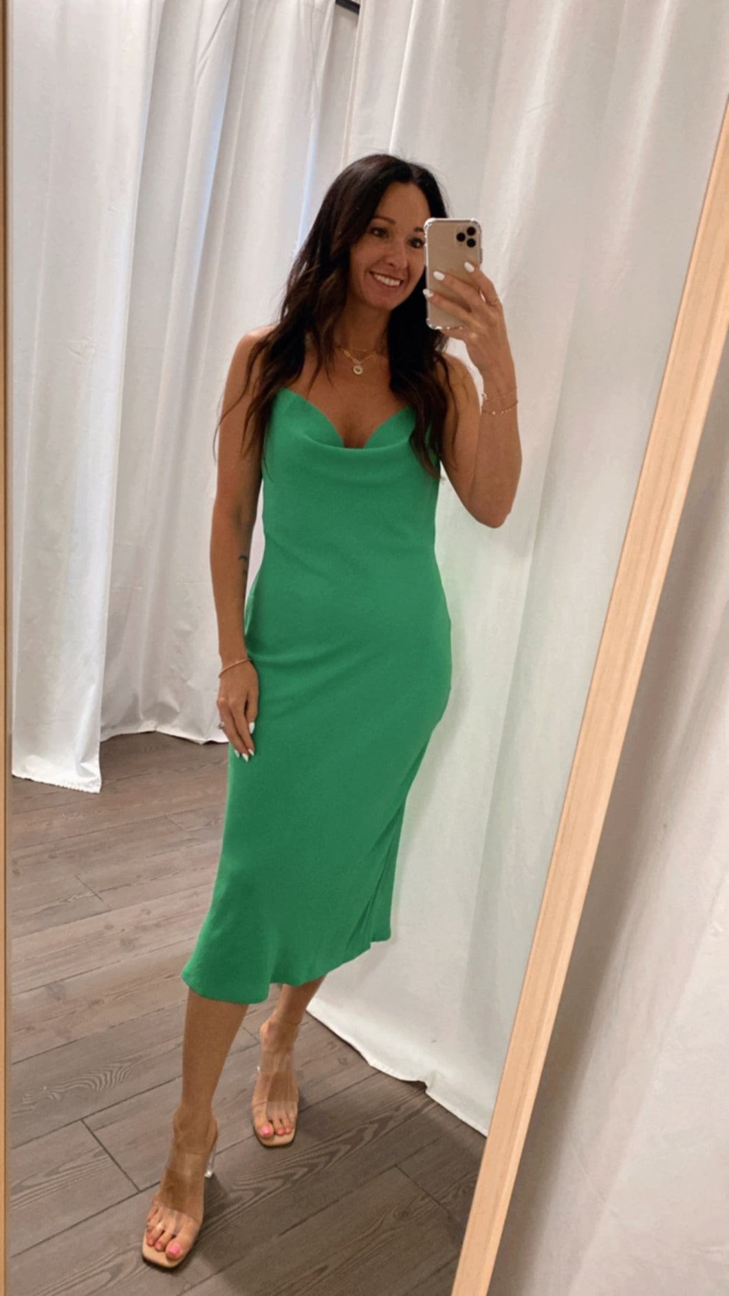 Your Everything Midi Dress Green