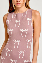 Load image into Gallery viewer, Little Bow Sweater Dress