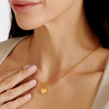 Load image into Gallery viewer, 'Love' Gold Heart Necklace