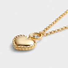 Load image into Gallery viewer, 'Love' Gold Heart Necklace