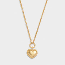 Load image into Gallery viewer, 'Love' Gold Heart Necklace
