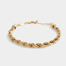 Load image into Gallery viewer, Reine Gold Rope Bracelet
