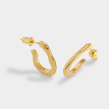 Load image into Gallery viewer, Hera Gold Hoop Earrings