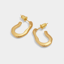 Load image into Gallery viewer, Hera Gold Hoop Earrings