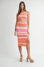 Load image into Gallery viewer, Stripes For The Summer Midi Dress