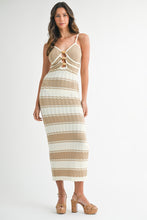 Load image into Gallery viewer, Beachy Knit Midi Dress