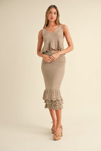 Load image into Gallery viewer, Knitted Dreams Ruffe Skirt