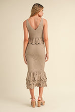 Load image into Gallery viewer, Knitted Dreams Ruffle Top