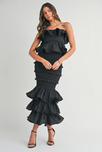 Load image into Gallery viewer, Flamenco Ruffle Midi Skirt