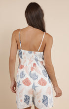 Load image into Gallery viewer, Seashells Pleated Bodice Romper