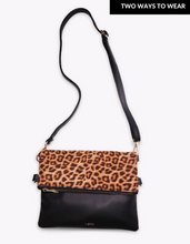 Load image into Gallery viewer, Two Way Leopard Crossbody
