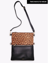 Load image into Gallery viewer, Two Way Leopard Crossbody