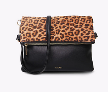 Load image into Gallery viewer, Two Way Leopard Crossbody