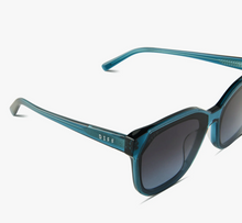 Load image into Gallery viewer, Gia Deep Aqua Blue DIFF Sunglasses