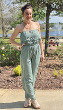 Load image into Gallery viewer, Count On Me Olive Romper