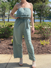 Load image into Gallery viewer, Count On Me Olive Romper