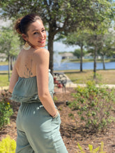 Load image into Gallery viewer, Count On Me Olive Romper