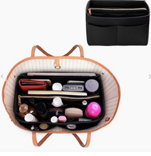 Load image into Gallery viewer, Tote Bag Organizer Insert Black