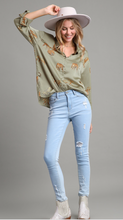 Load image into Gallery viewer, Cheetah Dreams Satin Button Down
