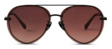 Load image into Gallery viewer, Lenox Matte Black/Maroon DIFF Sunglasses