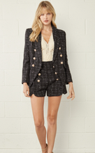 Load image into Gallery viewer, Go For It Plaid Shorts Black