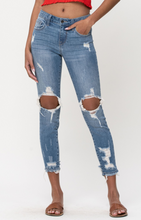 Load image into Gallery viewer, Push Over Ripped Jeans
