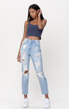 Load image into Gallery viewer, Sunday Ripped Mom Jeans