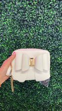 Load image into Gallery viewer, White Bowtie Crossbody