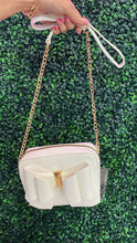 Load image into Gallery viewer, White Bowtie Crossbody