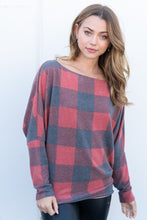 Load image into Gallery viewer, Bring It Back - Buffalo Plaid Top