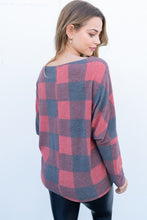 Load image into Gallery viewer, Bring It Back - Buffalo Plaid Top