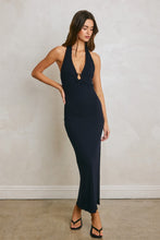 Load image into Gallery viewer, Midnight Curfew Maxi Dress
