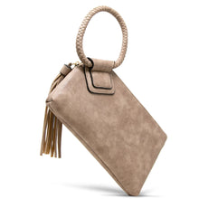 Load image into Gallery viewer, Kayla Tassel Wristlet/Clutch
